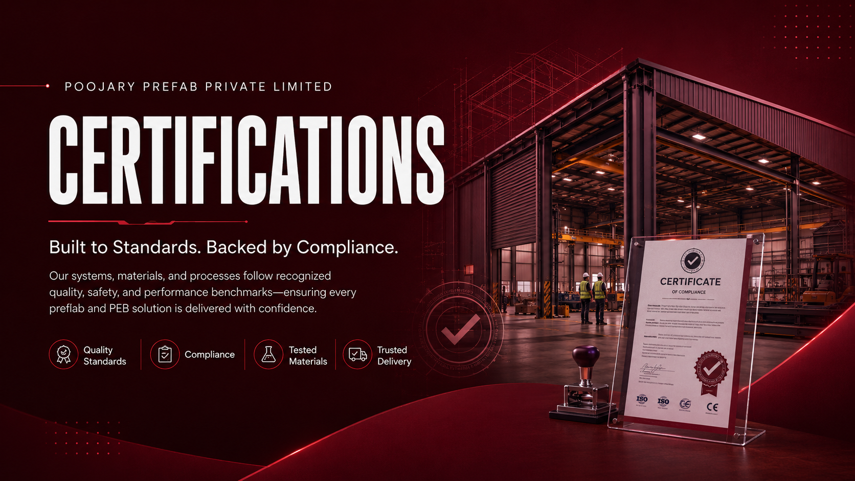 Certified. Documented. Tender-Ready.